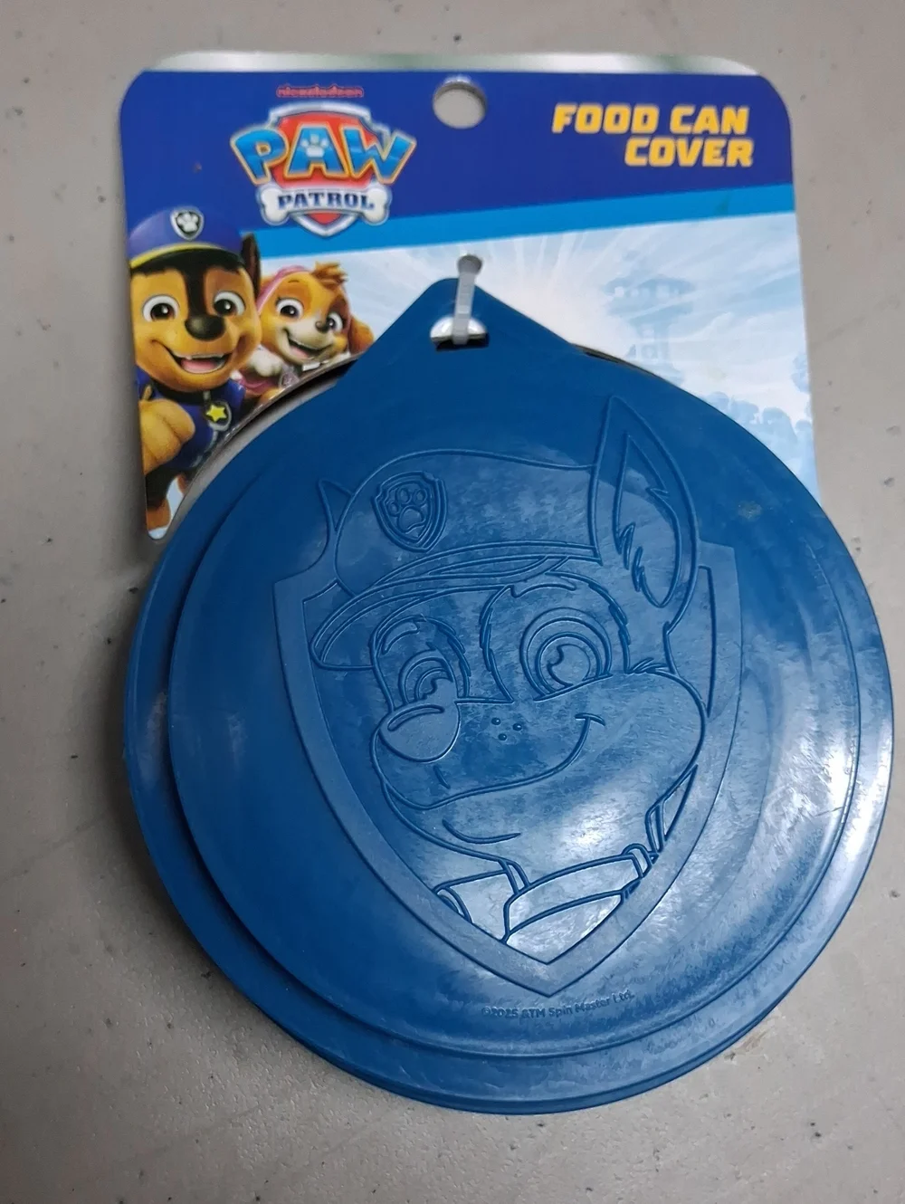 Paw Patrol Blue Chase Food Can Cover